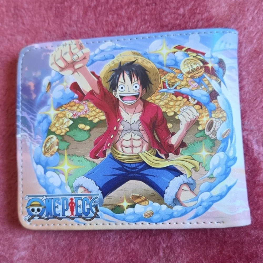 New One Piece Luffy Anime Manga Leather Wallet